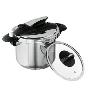 Olla a presión abre fácil acero inoxidable 6lts